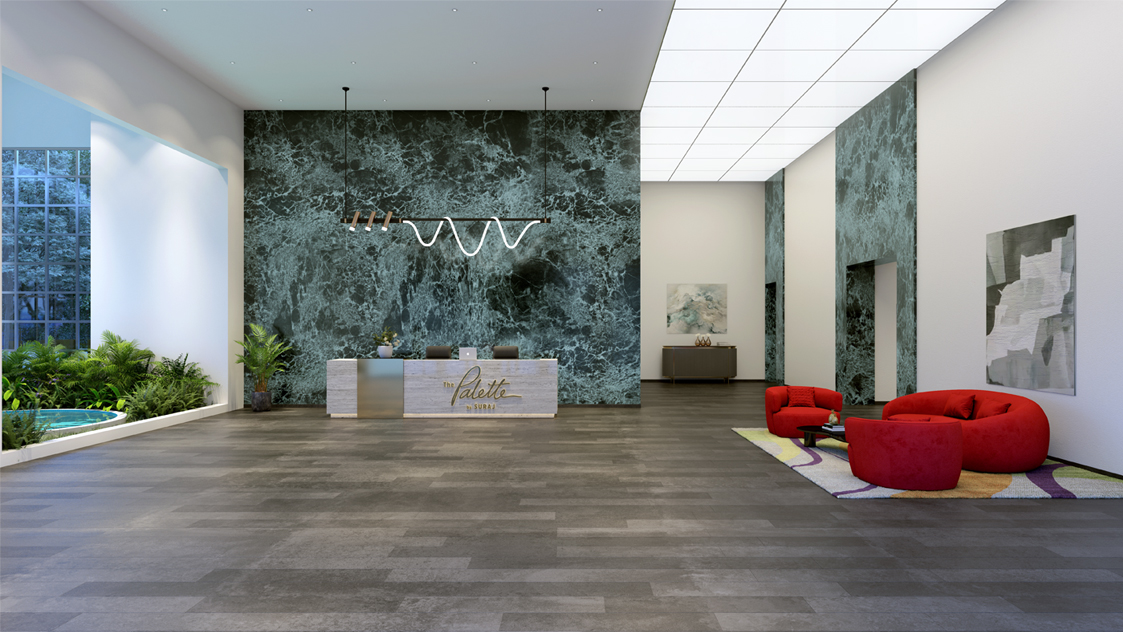 The Pallete Reception Area